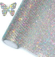 Bling Rhinestone Sticker DIY Car Decoration Stickers Self-Adhesive Hotfix Glitte