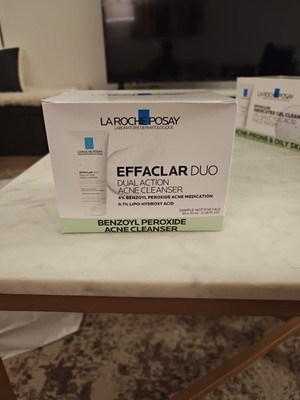 30qty La Roche-Posay Effaclar Duo Dual Action Acne Cleanser- .34oz Ea. 300ML Box