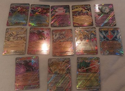 13 x Englische Pokemon Ex Karten Verschiedene Sets Near Mint Zustand