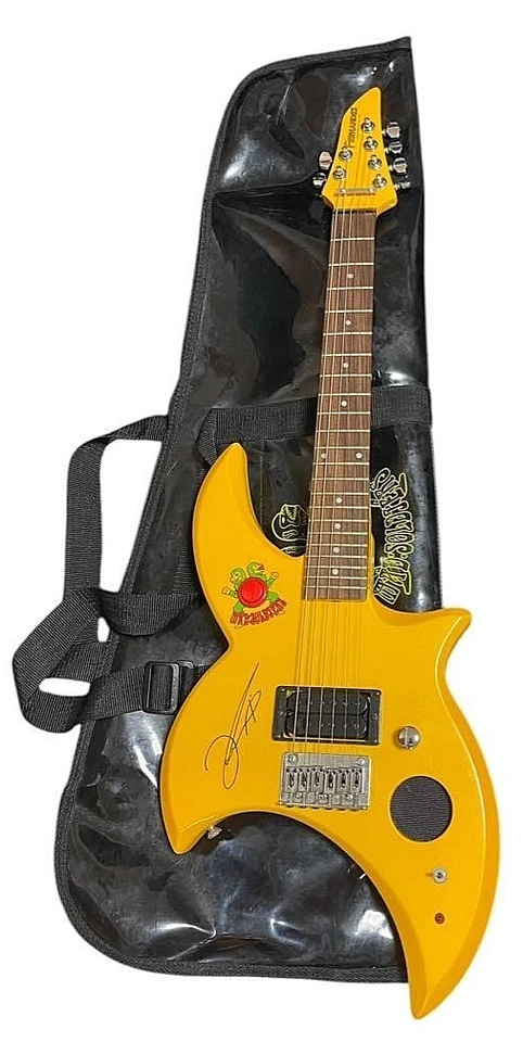 Fernandes GM-85MS Mad Soldiers Metallic Yellow ZO-3 Built-in Speaker Rare Japan - Image 2 of 4