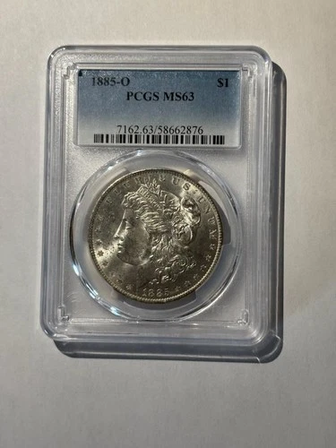 1885-O - Silver Morgan Dollar $1 - PCGS MS63 - New Orleans