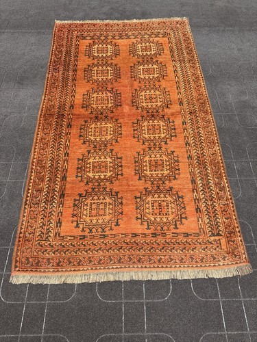 Antique Turkman Saruqi Golden Carpet Rug