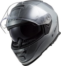 LS2 FF800 STORM II Full Face Motorcycle Crash Helmet with Sun Visor Nardo Grey