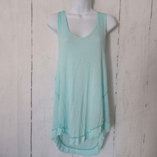 New We The Free People Tank Top L Mint Green Draped Racerback