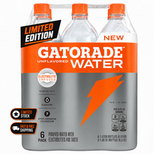 Pack of 6 Gatorade Purified Water With Electr...