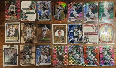 Lot Of 195 New York Jets Football Cards, Prizms, Parallels, Inserts, Rookies