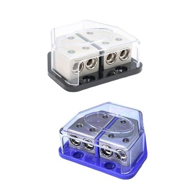 1 To 4 Auto Sound System Ground Terminal Block Tool Less Wiring Hub for Vehicle