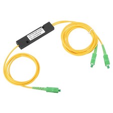 Fiber Optical Splitter, SC APC 1X2 PLC Singlemode Splitter...