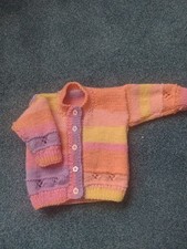 Hand Knitted Baby Cardigan 0-3 Months