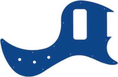 WD Custom Pickguard For Gibson 5 String EB5 Bass #08 Blue/White/Blue
