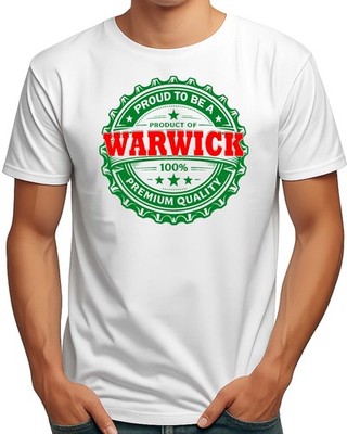 Lustiges Bier-T-Shirt PROUD OF WARWICK FÜR HERREN GESCHENK
