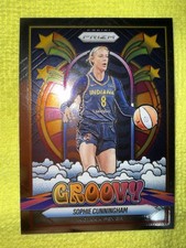 2025 Panini Prizm WNBA Sophie Cunningham #7 Groovy Indiana Fever