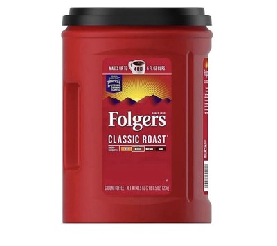Folger Classic Roast Ground Coffee (43.5 oz.) - 1 Pack