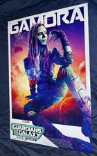 Zoe Saldana Signed 12x18 Photo Guardians Of The Galaxy Gamora
