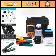 4-in-1 Fiber Power Meter  Optic Fiber Cleaver Tool Kit for CATV FTTH Engineerin