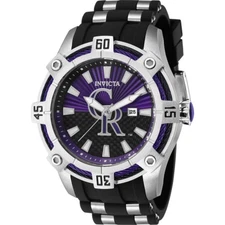 Invicta 43267 MLB Purple and Black Dial 52 mm Men's Watch New