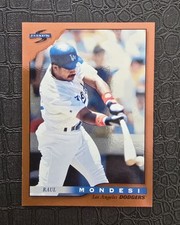 1996 Score Dugout Collection Los Angeles Dodgers Baseball Card #A7 Raul Mondesi