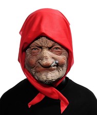 HALLOWEEN Realistic Granny Masks - Lifelike Elderly Face Free Size,COSPLAY COSTU