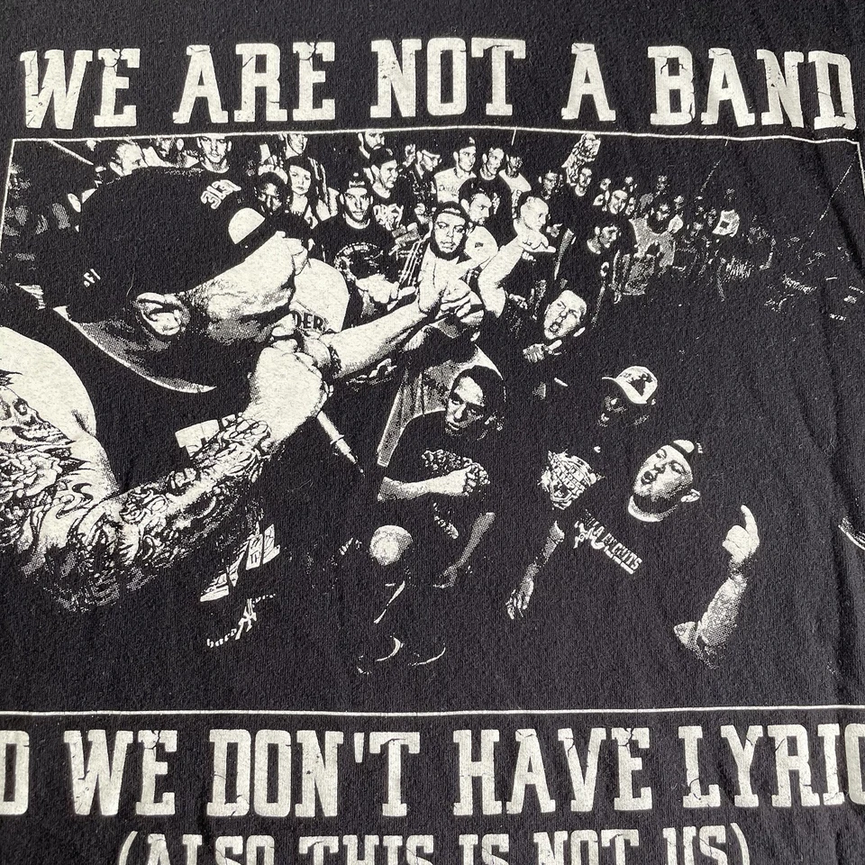 Camisa masculina The Hard Times XL notícias punk hardcore paródia notícias San Francisco Cali - Imagem 4 de 4