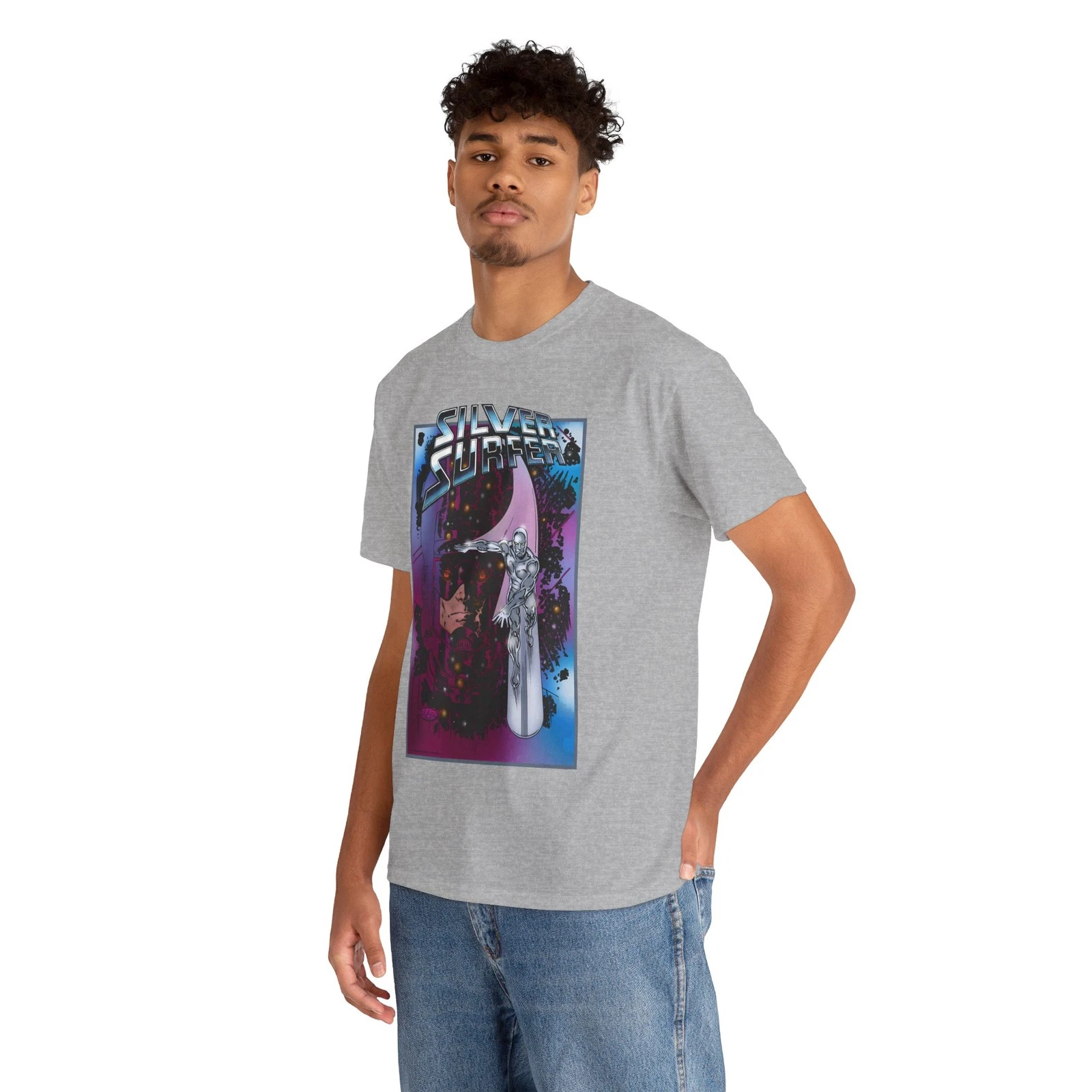 Silver Surfer & Galactus T-Shirt - John Byrne Art - Marvel Comics