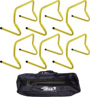 Set Of 6 Adjustable Agility Hurdles Set 6 Or 12 With Carry Bag Set Of 6 Adjustable Agility Hurdles Set 6 Or 12 With Carry Bag