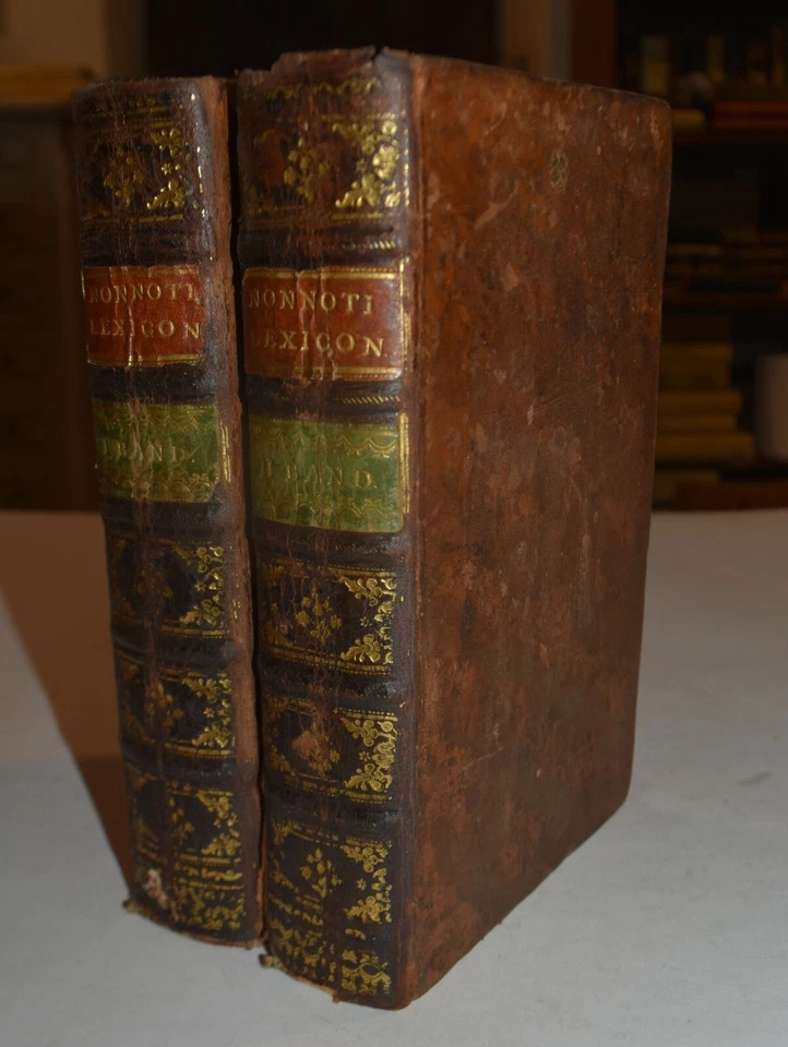 LESSICO FILOSOFICO RELIGIOSO - ediz. 1775 - Nonnotte - 2 volumi - in tedesco - Immagine 4 di 4