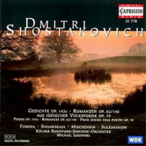 Dmitri Shostakovich Works for Voice and Orchestra (Jurowski, Cologne Rso) (CD)
