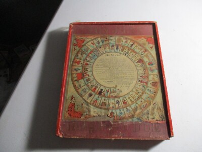 1880s-1890s Nain Jaune assorted French games racing Steeple Chase dice Rare