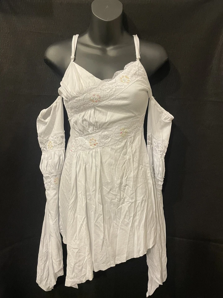 White witch Costume Deluxe  By Leg Avenue Size M/L - Image 2 of 4