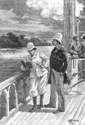 George Roux 1885 Art Print   Jules Verne Illustration Adventure Orinoco River