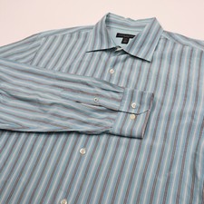 Banana Republic Shirt Men's Large L 16-16 1/2 34-35 Multicolor Striped Classic