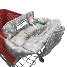 Soft Pillow Attached Waterproof 2-in-1 Baby Grocery Cart Seat Cover and High ...