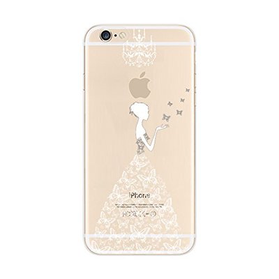 Coque Gel Souple Pour IPhone 6 Plus Motif Robe Blanche - Incassable, Protection Anti-chocs
