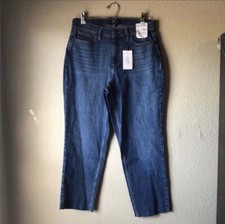 New Calvin Klein Jeans High Rise Straight Leg Denim Blue Casual Women  s 8/29