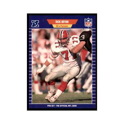 Rick Bryan 1989 Pro Set #3 Football Cards Football Card NM