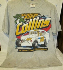 VTG Men’s M SHIRT SPORTSMAN ALLIGATOR ART # 68 LEBANON VALLEY SPEEDWAY 6 T CHAMP