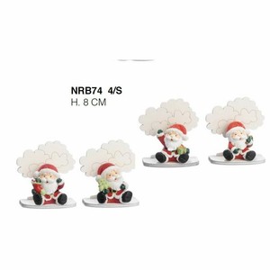 Segnaposto Natalizi Ebay.12 Pz Babbo Natale In Resina Con Albero Della Vita Legno 8 Cm Segnaposto 0tif Ebay