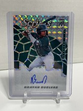 🔥2021 Brayan Buelvas Silver Scripts RC/AUTO HOLO Prizm SP #SCR-BB Oakland A’s🔥