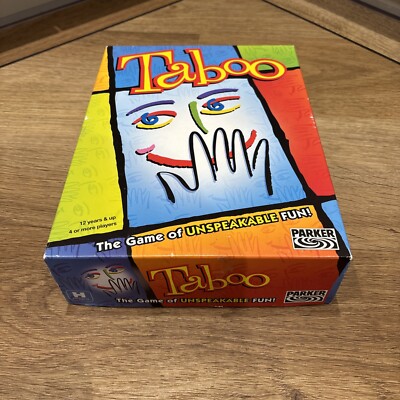 Tabu Spiel des unsäglichen Spaßes von Parker 2003 komplett Vintage Brettspiel 
