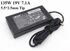 Acer 19V 7.1A 135W Charger for Predator Triton 300 ADP-135KB T 5.5 2.5mm Adapter
