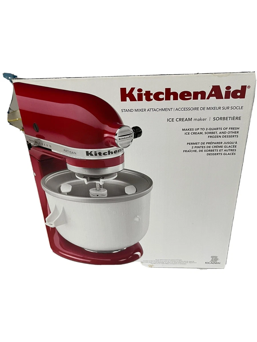 KitchenAid Ice Cream Maker Attachment in White