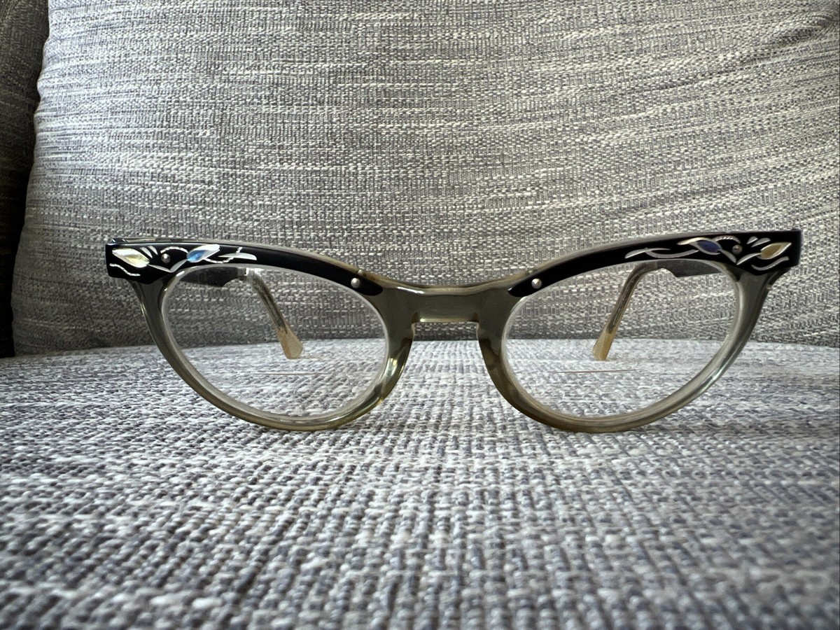 Vintage American Optical AO702 Classic II Eyeglass Frames 52-18-135 USA NOS VINTAGE 1950 main image 3