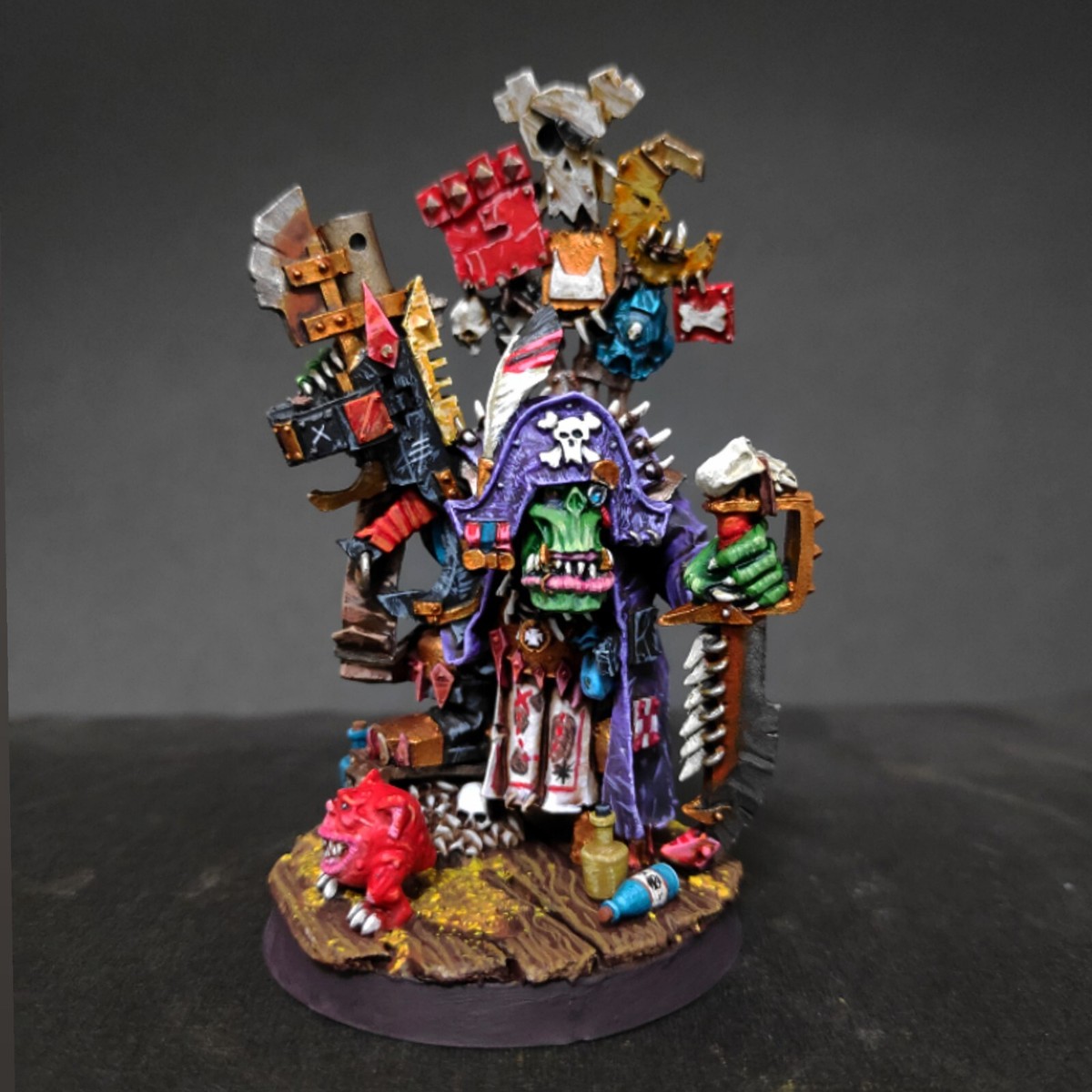 Warhammer 40k: Ork Kaptin Badrukk , ork warboss | eBay