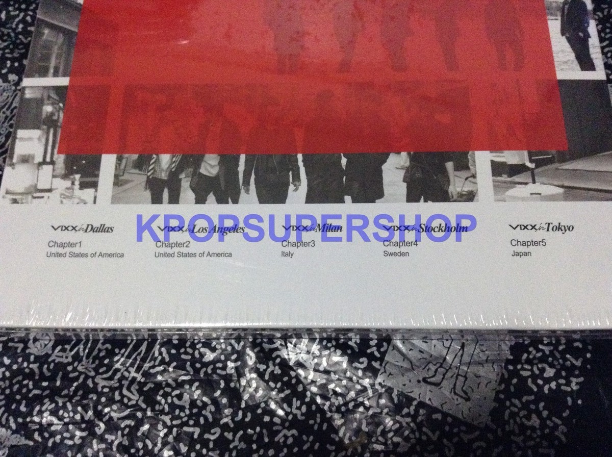 Vixx 1st Global Photobook DVD Hello, Stranger! Polaroids Poster