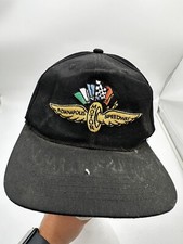 Vintage 90s Indianapolis Motor Speedway Snapback Hat New Old Stock Made In USA