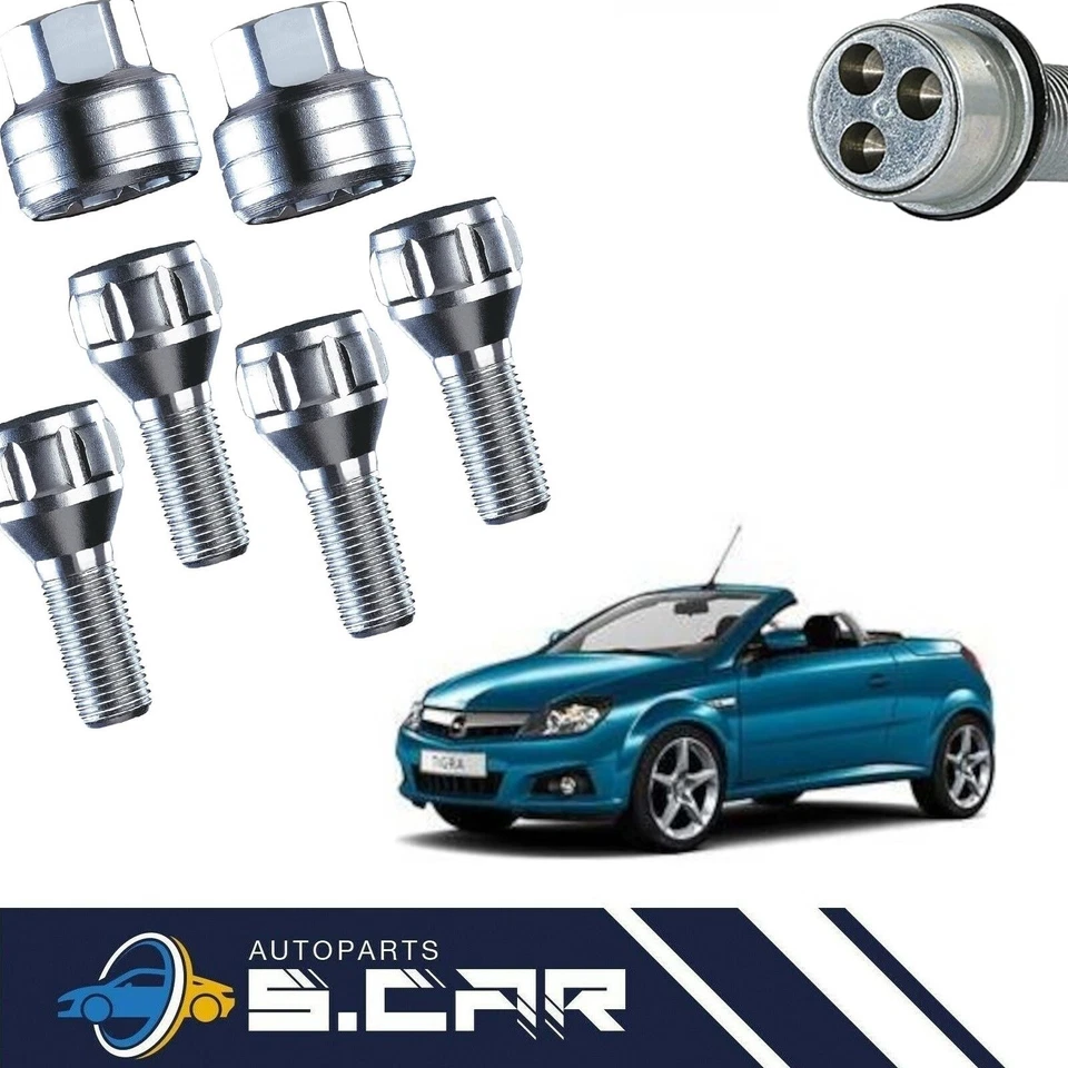 FARAD kit Bulloni Antifurto Per  OPEL TIGRA StilBull I3 - Image 2 of 3