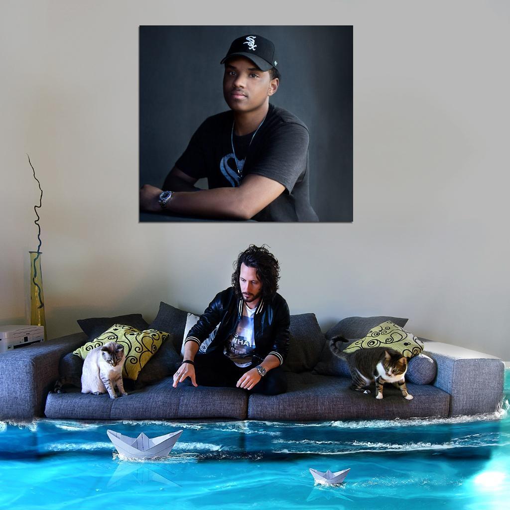 ポスター PUFFY V8697 Jahkoy Palmer Portrait New R&B Hip Hop Music Singer WALL