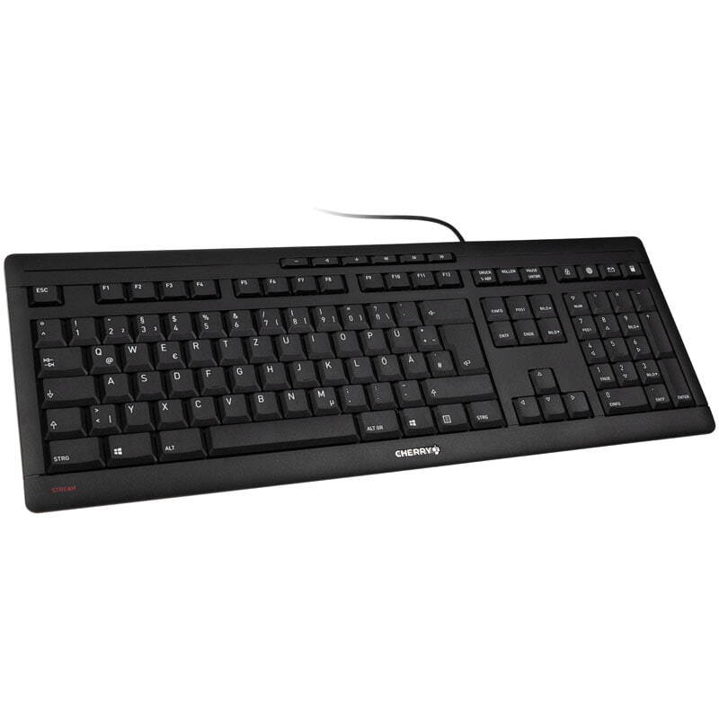 CHERRY STREAM KEYBOARD Keyboard USB German key switch: JK-8500DE-2