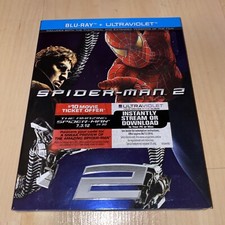 Spider-Man 2 Blu Ray 2004 W/ slipcover ORIGINAL Very Rare And OOP Raimi Marvel