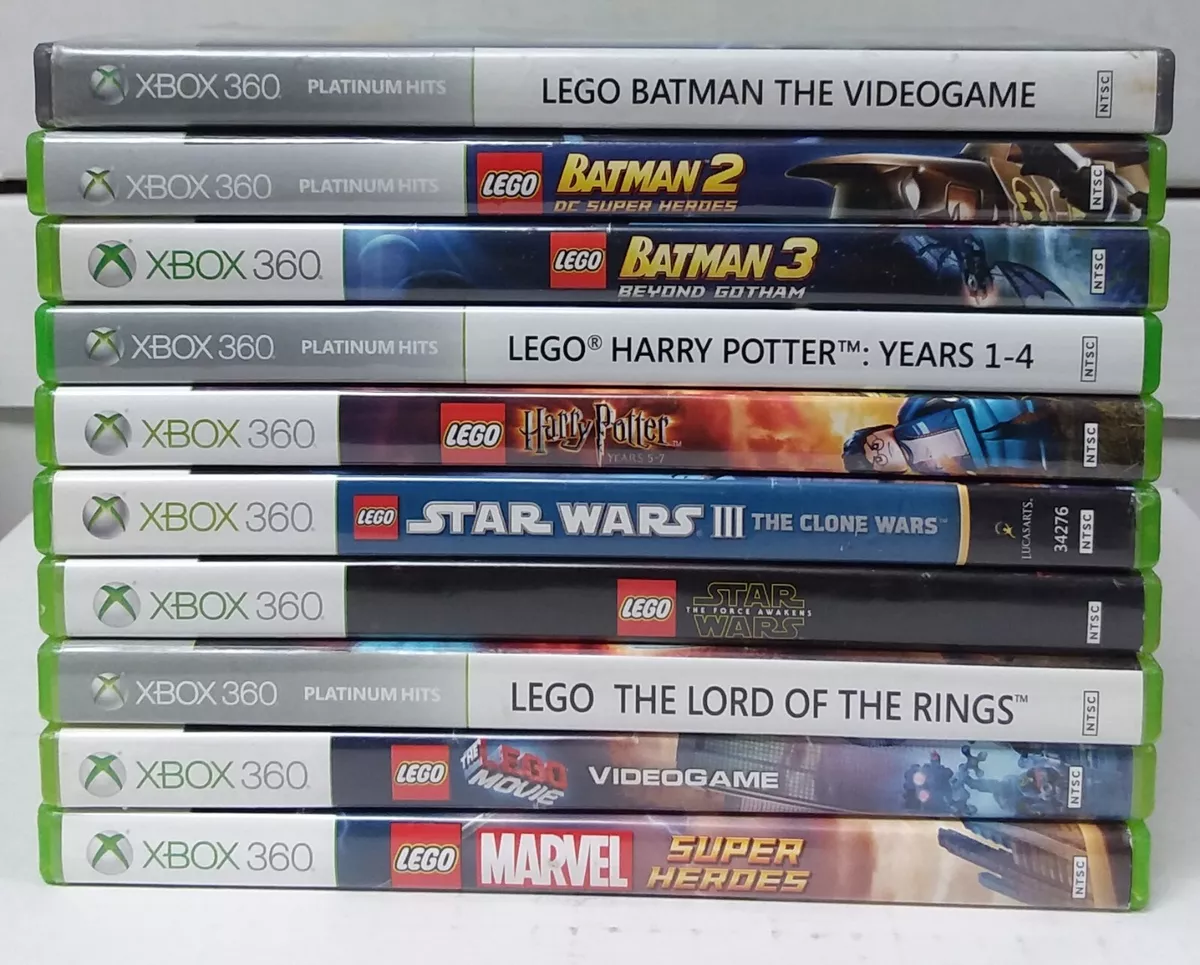 The LEGO Movie Videogame & Lego Batman 3 - Xbox 360 Games Lot of 2